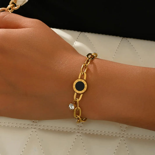 Eclipse stone bracelet