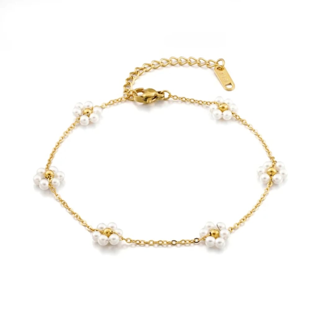 Floral knot bracelet