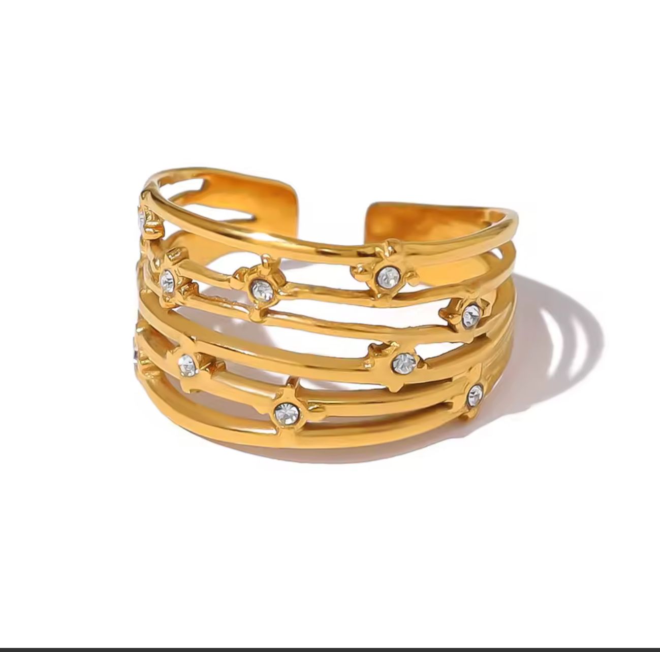 Stone adjustable ring