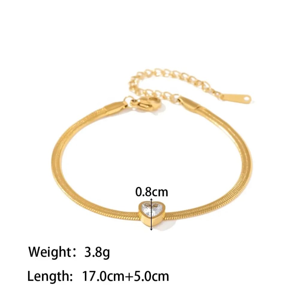 Heart glow bracelet