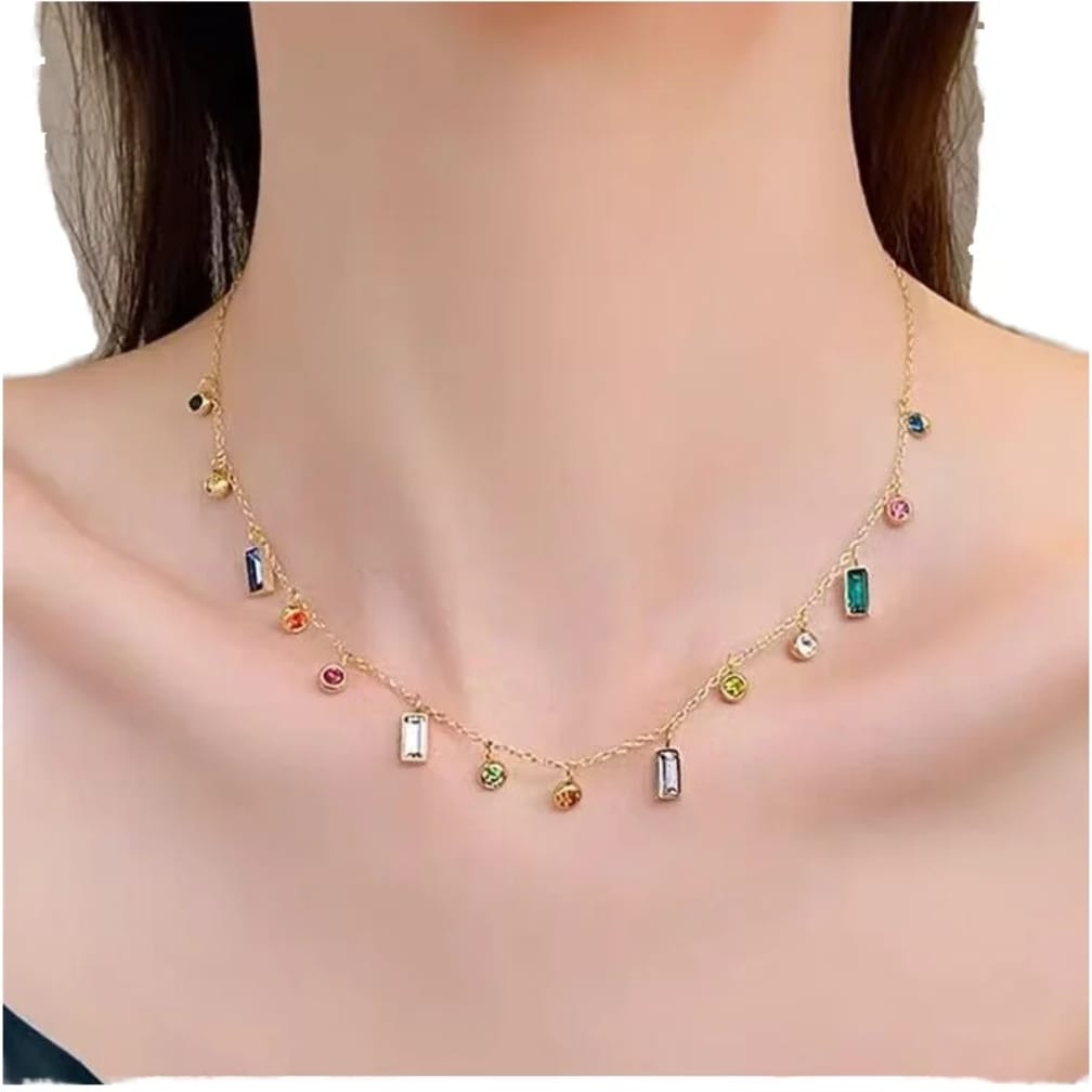 Multicolour charms chain