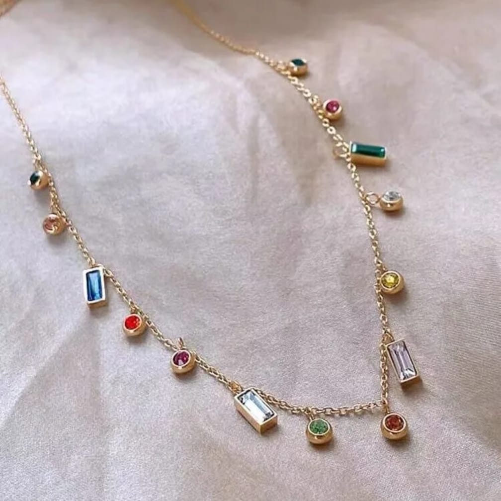 Multicolour charms chain