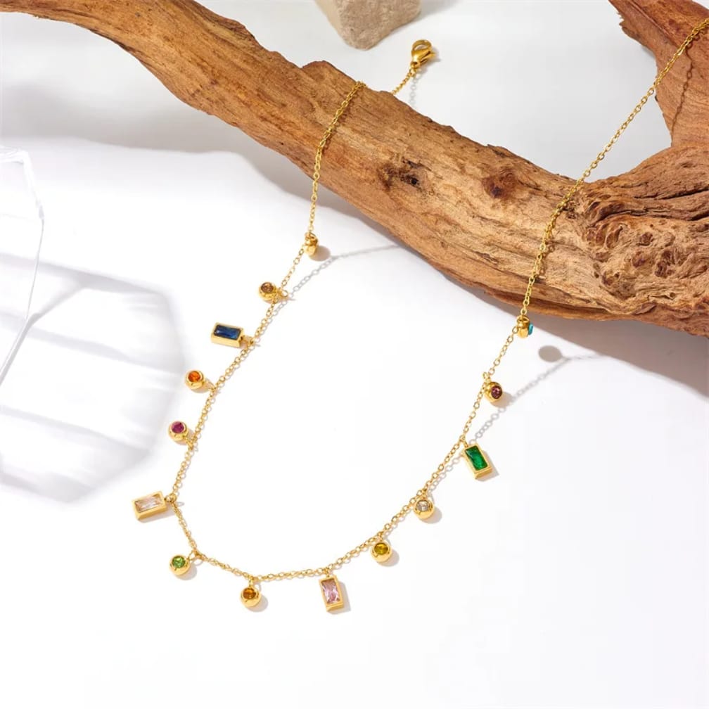Multicolour charms chain