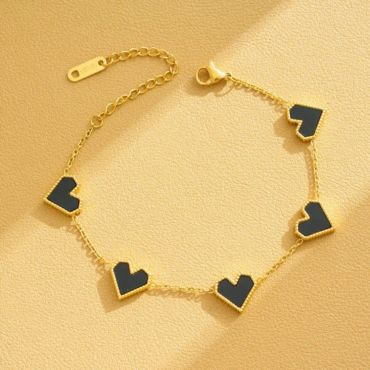 Heart ash bracelet