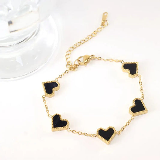Heart ash bracelet