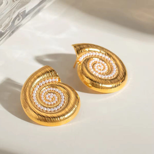 Spiral stone studs