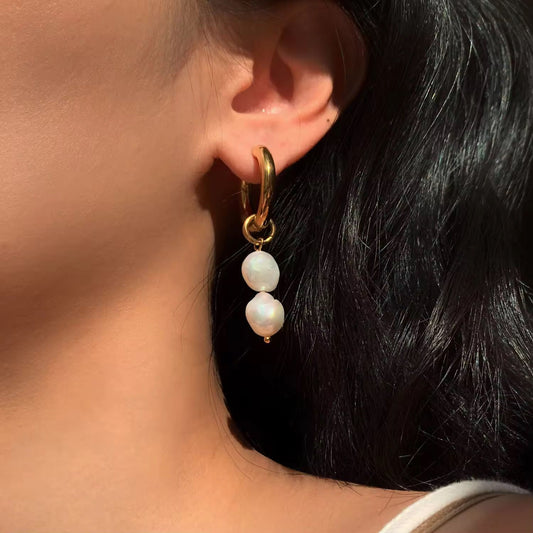 Pearl earrings