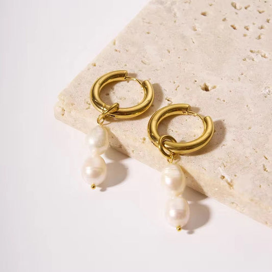 Pearl earrings