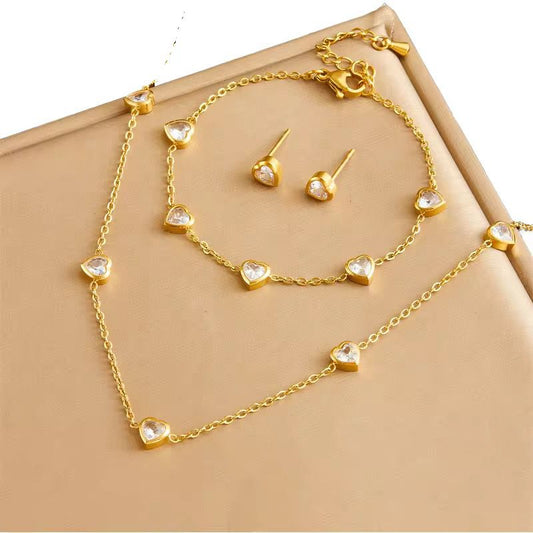 Heart sparkling set