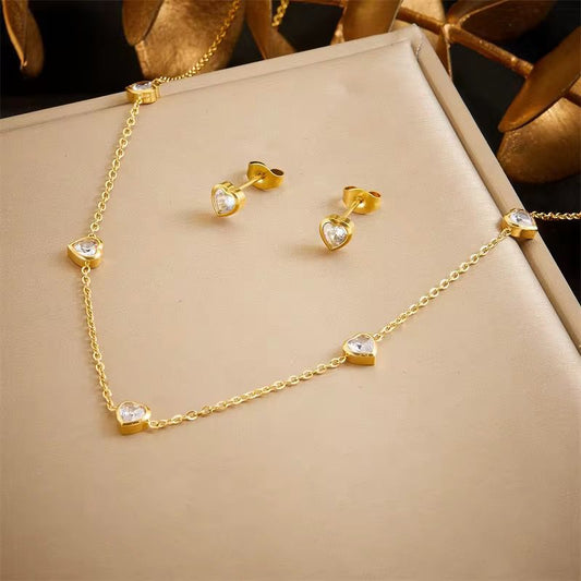 Heart sparkling set