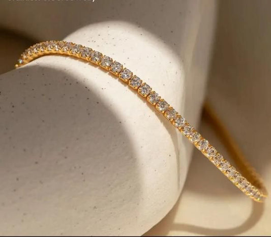 Stone tennis bracelet