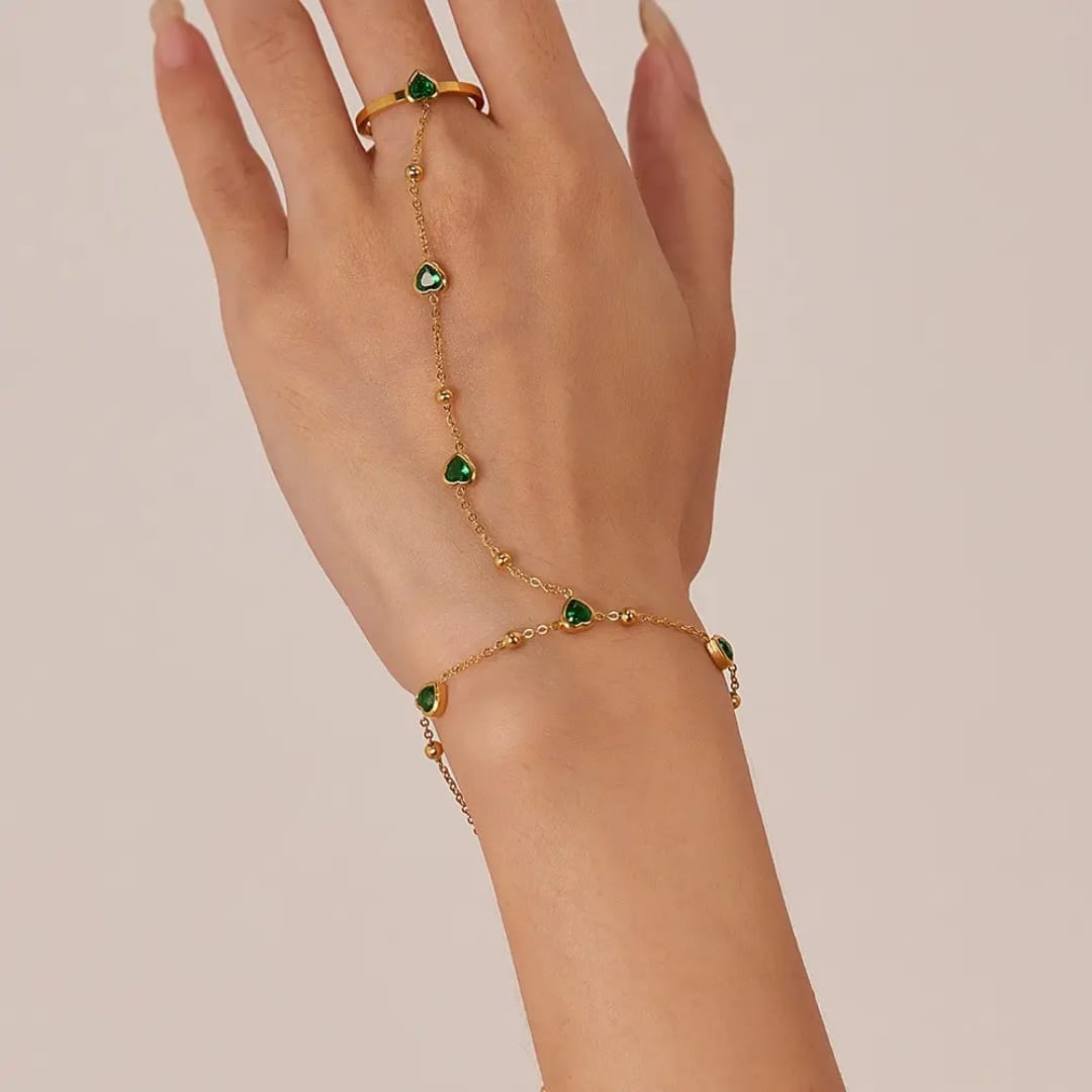 Royal Emerald handchain