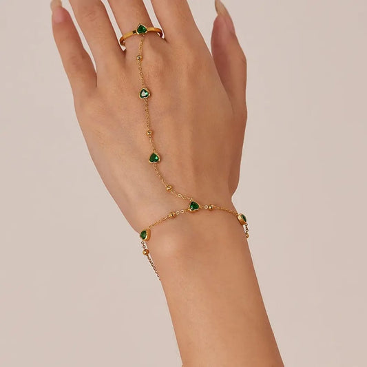 Royal Emerald handchain