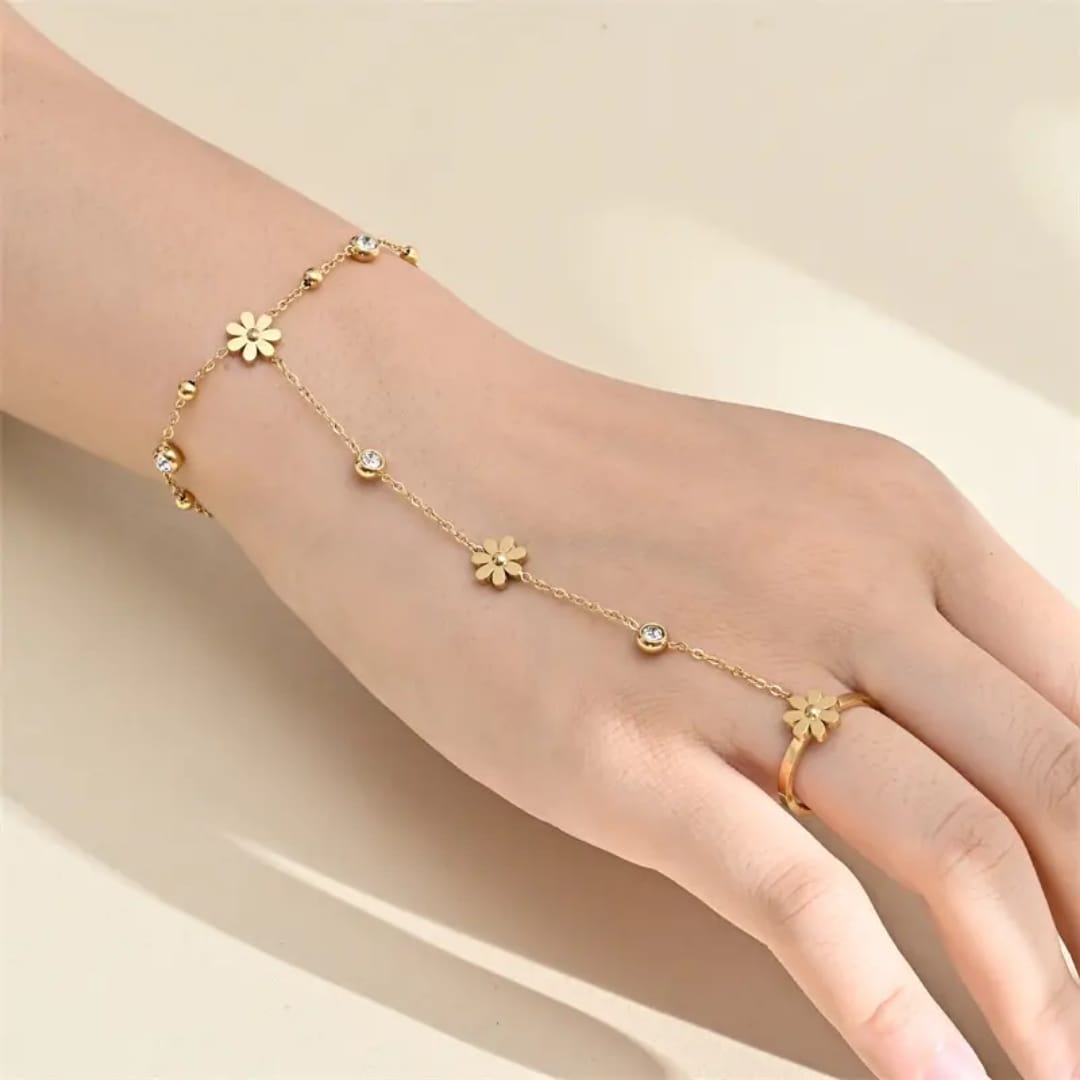 floral glow handchain
