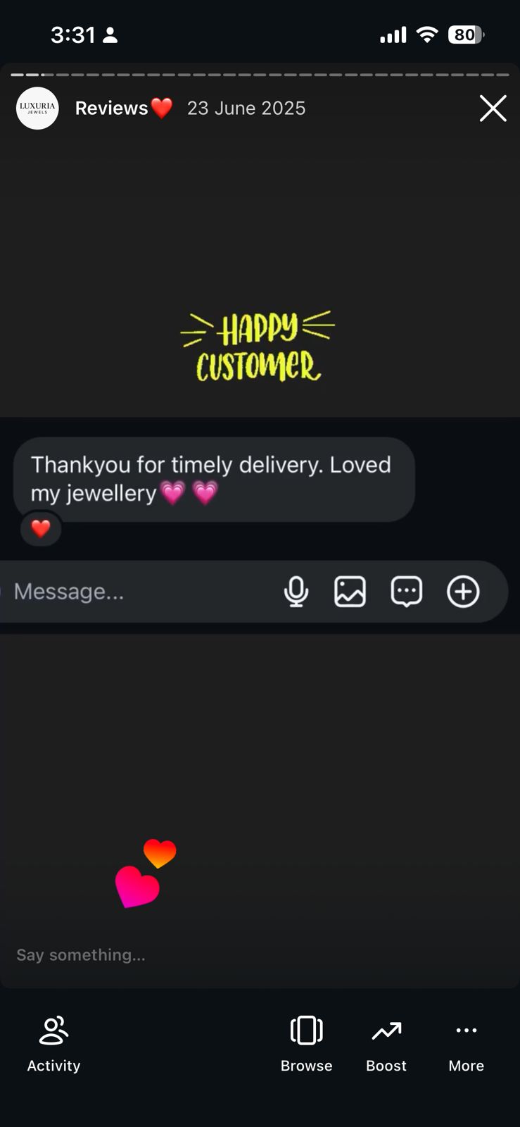 Customer photo